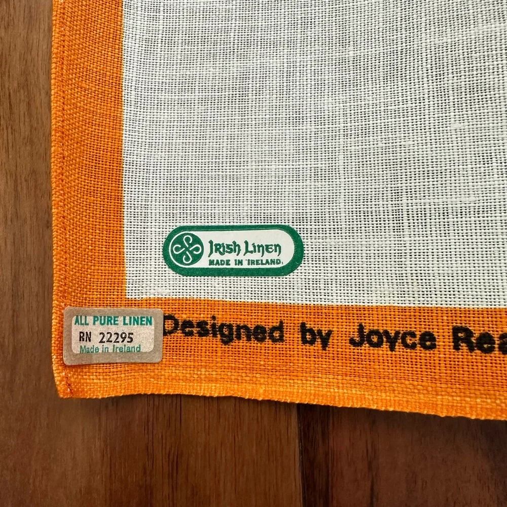 PURE IRISH LINEN MISS MOUSE DESIGNED BY JOYCE REA 30.5” x 19.5”